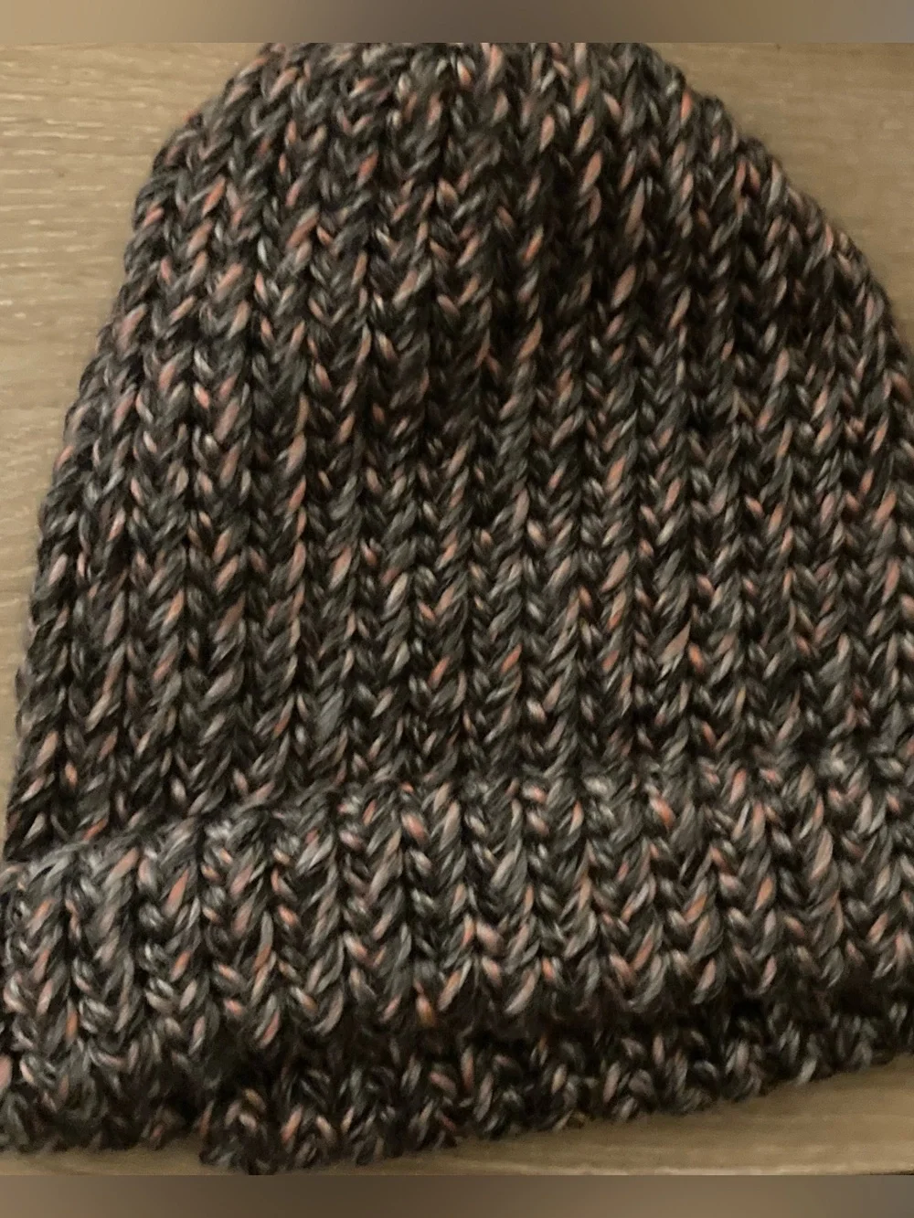 HANDMADE multicolored beanie hat and scarf set for adults